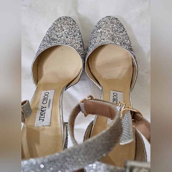 🩶 Jimmy Choo Heels $975 MSRP 🩶 - Picture 5 of 11